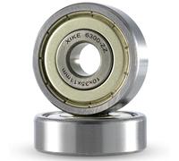 XiKe 2 Pièces 6300ZZ 10x35x11mm Roulements à Billes - Acier 100Cr6 - Double joint métallique (2Z), Pré-lubrification.
