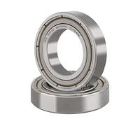 XiKe 2 Pièces 6701ZZ Roulement à billes scellé 12x18x4mm Acier au Chrome et Pré-lubrifiés, 6701-2Z Roulements à Billes à Gorge Profonde avec Double Étanchéité Métallique.