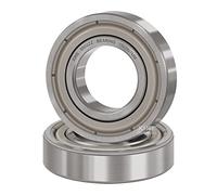 XiKe 2 Pièces 6902ZZ Roulement à billes Scellé 15x28x7mm Acier au Chrome et Pré-lubrifiés, 6902-2Z Roulements à Billes à Gorge Profonde avec Double Étanchéité Métallique.