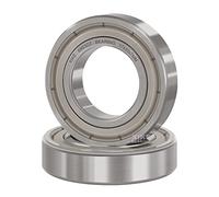 XiKe 2 Pièces 6903ZZ Roulement à billes Scellé 17x30x7mm Acier au Chrome et Pré-lubrifiés, 6903-2Z Roulements à Billes à Gorge Profonde avec Double Étanchéité Métallique.