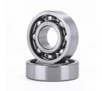 XiKe 2x 6203 C3 Roulement à billes 17x40x12mm, Ouvert｜Acier chromé, Convient aux outils de DIY｜imprimante 3D｜Car｜Motorcycle｜Transmission｜Moteur etc.