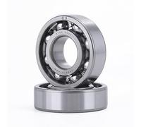 XiKe 2x 6204 C3 Roulement à billes 20x47x14mm, Ouvert｜Acier chromé, Convient aux outils de DIY｜imprimante 3D｜Car｜Motorcycle｜Transmission｜Moteur etc.