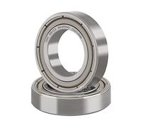 XiKe 2x Roulement à billes 6801ZZ 12x21x5mm - Acier à roulements 100Cr6 et Pré-lubrifiés, Double Étanchéité Métallique.