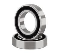 XiKe 2x Roulement à billes 6802-2RS 15x24x5mm - Acier à roulements 100Cr6 et Pré-lubrifié, Double joint caoutchouc, 6802RS Roulements à billes à gorge profonde.