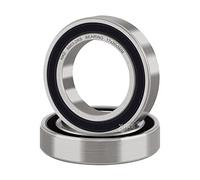 XiKe 2x Roulement à billes 6803-2RS 17x26x5mm - Acier à roulements 100Cr6 et Pré-lubrifié, Double joint caoutchouc, 6803RS Roulements à billes à gorge profonde.