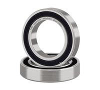 XiKe 2x Roulement à billes 6805-2RS 25x37x7mm - Acier à roulements 100Cr6 et Pré-lubrifié, Double joint caoutchouc, 6805RS Roulements à billes à gorge profonde.