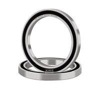 XiKe 2x Roulement à billes 6810-2RS 50x65x7mm - Acier à roulements 100Cr6 et Pré-lubrifié, Double joint caoutchouc, 6810RS Roulements à billes à gorge profonde.