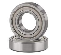 XiKe 2x Roulements à billes 6205ZZ 25x52x15mm - Prélubrifié et Acier 100Cr6, Double joint métallique, 6205-2Z Roulements à billes à gorge profonde.