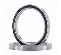 XiKe 2x Roulements à billes 6816-2RS 80x100x10mm, Acier à roulements 100Cr6 et Prélubrifié, DoubleJoint en caoutchouc (2RS).