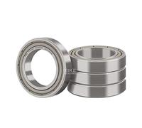 XiKe 4 Pièces 6704ZZ Roulement à billes scellé 20x27x4mm Acier au Chrome et Pré-lubrifiés, 6704-2Z Roulements à Billes à Gorge Profonde avec Double Étanchéité Métallique.