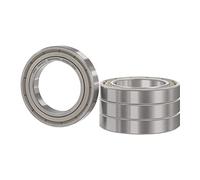 XiKe 4 Pièces 6908ZZ Roulements à billes 40x62x12mm Acier au Chrome et Pré-lubrifiés, 6908-2Z 2Z Roulements à billes à Gorge Profonde avec Double joint métallique.