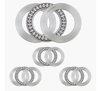 XiKe 4 Pièces AXK 6085+2AS Roulement à aiguilles butées 60x85mm avec Bagues - Pour Auto, Camion, Outils, Véhicules à Moteur, Machinisme Agricole & Industrie, etc.