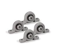 XiKe 4 pièces KP08 Alésage 8 mm Roulements à palier en alliage de zinc montés sur bride, Pour Imprimante 3D/DIY/CNC Machine/Robotique et système de mouvement linéaire.