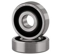 XiKe 4x Roulement à billes 6200-2RS 10x30x9mm, Acier 100Cr6 - Double Joint en Caoutchouc, Prélubrifié, 6200RS Roulements à billes à gorge profonde.