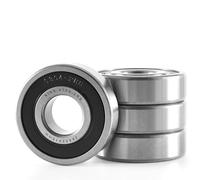 XiKe 4x Roulement à billes 6304-2RS 20x52x15mm | Acier au chrome 100Cr6 | Double Joint en Caoutchouc (2RS) | Prélubrifié