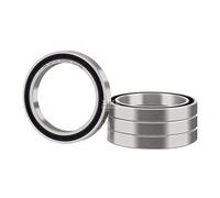 XiKe 4x Roulements à billes 6807-2RS 35x47x7mm, Acier à roulements 100Cr6 et Prélubrifié, Double joint en caoutchouc, 6807RS Roulements à billes à gorge profonde.