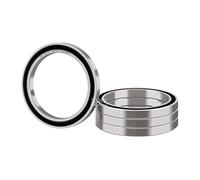 XiKe 4x Roulements à billes 6809-2RS 45x58x7mm, Acier à roulements 100Cr6 et Prélubrifié, Double joint en caoutchouc, 6809RS Roulements à billes à gorge profonde.