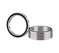 XiKe 4x Roulements à billes 6810-2RS 50x65x7mm, Acier à roulements 100Cr6 et Prélubrifié, Double joint en caoutchouc, 6810RS Roulements à billes à gorge profonde.