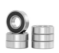 XiKe 6 pièces 6204-2RS Roulement à billes scellé 20x47x14mm Acier au chrome et Pré-lubrifié, 6204RS Roulements à billes à gorge profonde à double étanchéité