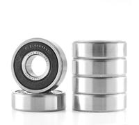 XiKe 6000-2RS 10x26x8mm Roulements à billes - Acier 100Cr6 - Double Joint en Caoutchouc - Pré-lubrifié - Lot de 6.
