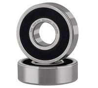 XiKe 6000-2RS Roulements à billes 10x26x8mm - Acier 100Cr6 - Double Joint en Caoutchouc - Pré-lubrifié - Lot de 2.