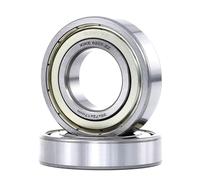 XiKe 6207ZZ Roulement à billes scellé 35x72x17mmAcier au chrome et Double joint métallique, 6207-2Z Roulements à billes à gorge profonde, Paquet de 2.