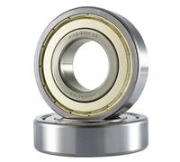 XiKe 6307ZZ Roulements à billes scellés 35x80x21mm Acier au chrome et Double joint métallique, 6307-2Z Roulement à billes à gorge profonde, Paquet de 2