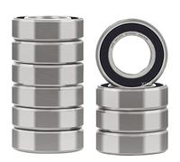 XiKe 684-2RS Roulement à Billes à Double Étanchéité 4x9x4mm Acier au Chrome et Pré-lubrifiés, 684RS Roulements à billes miniatures, 1 paquet de 10.