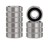 XiKe 699-2RS Roulement à Billes à Double Étanchéité 9x20x6mm Acier au Chrome et Pré-lubrifiés, 699RS Roulements à billes miniatures, 1 paquet de 10.