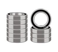 XiKe (Lot de 10) 6704-2RS Roulement à billes 20x27x4mm en acier 100Cr6