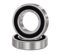 XiKe Lot de 2 6905-2RS Roulement à billes 25x42x9mm en acier 100Cr6