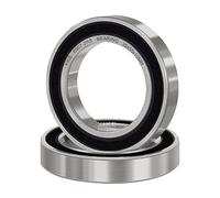 XiKe Lot de 2 6907-2RS Roulement à billes 35x55x10mm en acier 100Cr6