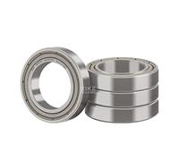 XiKe (Lot de 4) 6805ZZ Roulement à billes 25x37x7mm en acier 100Cr6