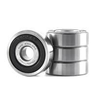 XiKe Lot de 4 Roulement à billes 6300-2RS 10x35x11mm en acier 100Cr6