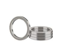 XiKe Lot de 4 Roulements à billes 6809ZZ 45x58x7mm, Acier au Chrome et Pré-lubrifiés, À double capot métallique, 6809-2Z Roulement à billes à gorge profonde.