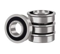 XiKe Lot de 4 roulements à bride ID 1,9 cm x OD 4,5 cm pour tondeuse à gazon JD AM118315, AM127304, Toro 110513, 251-210, Gravely 011193, MTD 741-0141, Case IH-388 4881-. R93 & Bobcat 2188123-03, etc.