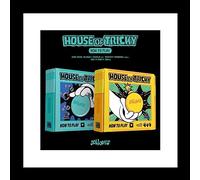 xikers HOUSE OF TRICKY : HOW TO PLAY 2nd Mini Album CD+Folded poster on pack+Photobook+Postcard+Moving photo+Wide polaroid+Photocard+Tutorial book+Magnetic coin+Tracking Sealed (TRICKY Version)