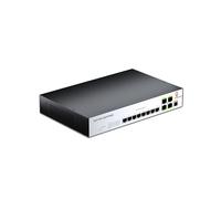 XikeStor 12 Ports L2 Web/CLI Managing, 8x100 / 1000/2500 Mbps RJ45, 4x10g SFP +, Prise en Charge du VLAN et du régulation du Portail