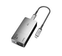 XikeStor Adaptateur Ethernet USB4 10G avec boîtier SSD M.2 pour MacBook | Adaptateur réseau USB-C 10GbE avec M.2 2230 NVMe, chipset haute performance, Thunderbolt 3/4/5, jusqu'à 10 Gbit/s