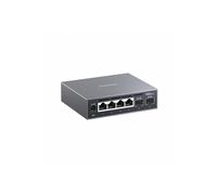 XikeStor Switch réseau géré 4 Ports 2,5 Gbit 4 Ports RJ45 100M/1000M/2,5G et 2 Ports SFP+ 10G, Support LACP/VLAN/QoS/STP/IGMP. Hub Ethernet, Switch RJ45 SFP+ (4x2.5G │ 2x10G SFP+)