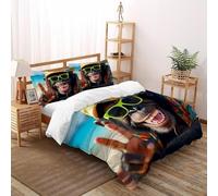 XIKMLSID Singe 3 Pièces Housse De Couette Faune Sauvage Impression 3D,literie en Microfibre,Douce Et Confortable Convient Aux Adultes Enfants King(220x240cm)