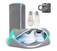 XIKTTK Nuovo Sac Lavage Chaussures Machine à Laver, 1 Pièces Sac Nettoyage Chaussure, Sac De Lavage Pour Chaussures, Pochette Lavage Chaussure, Sac Chaussures Machine a Laver, gris