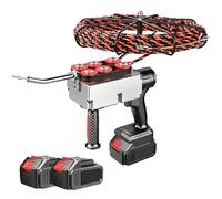 XILANSHMAO Machine de tirage de câbles pour électricien, fileuse Automatique pour travaux électriques muraux et hydrauliques, pour Installation de câbles de 15m à 30m, pour travaux de câblage 15m