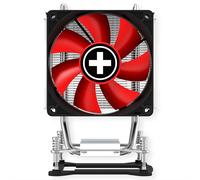 Xilence I402 Ventilateur CPU Tower Intel, LGA 1150/1151/1155/1156/1700/1200, 130W TDP, ventilateur PWM silencieux de 92 mm, installation facile, idéal pour PC Gaming/Office/Home, argent