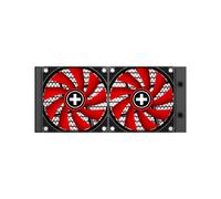 Xilence LiQuRizer LQ240 : Refroidisseur liquide AIO 240mm, TDP 300W, 2x 120mm PWM (700-1800 RPM, 32.2dB), compatible Intel/AMD, radiateur aluminium.