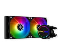 Xilence LQ240.ARGB Watercooling AiO AMD et Intel 240mm, AM5/AM4, LGA 1700/2066/2011/1151/1150/1155/1156/1200, 300W TDP, 2x ventilateurs PWM 120mm ARGB, pour PC Gaming/Streaming/Rendering, noir