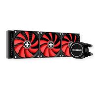 Xilence LQ360 AMD et Intel AiO 360mm Watercooling pour processeur, 3x 120mm PWM Ventilateur, 400W TDP, rouge/noir