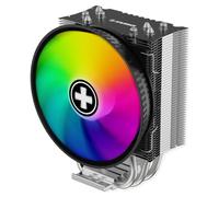 Xilence M404PRO.ARGB Refroidisseur d'air CPU AMD et Intel, 200W TDP | AM5/AM4, 1851/1700/1200/1150/1151/1155/1156, Ventilateur PWM ARGB 120mm Silencieux, Montage Facile, pour PC Gaming/Streaming