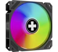 Xilence XPF120R.ARGB Ventilateur de boîtier silencieux Reverse 120 mm, 4 broches PWM + 3 broches ARGB, installation facile, câble 400 mm, palier hydro, bon débit d’air pour PC gaming