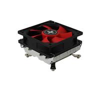 Xilence XC041 Refroidisseur CPU 92mm, 600-2200 RPM, 14-21.8 dB, 65.4 CFM, PWM, Socket LGA 115x, TDP 125W, Noir/Rouge, 105x100x55mm